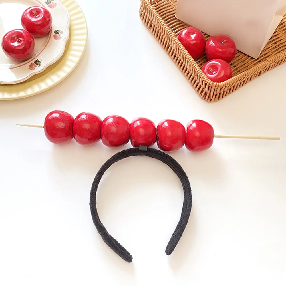 

Sugar Gourd Headband Fun Candy Hawthorn Headpiece Halloween Party Hair Accessories Holiday Festival Hair Decorations for Women