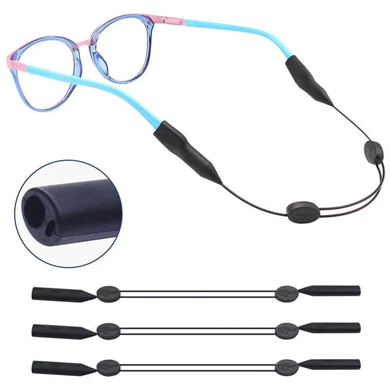 5pcs Adjustable Eyewear Retainer Sports Sunglasses Strap Safety Glasses Holder Kids Women Men Reading Glasses Accessories New