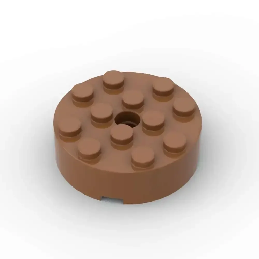 

MOC 10PCS Bricks 87081 Round 4 x 4 with Hole Building Block Set High-Tech With Hole Particle DIY Toy Children Birthday Kid Gifts