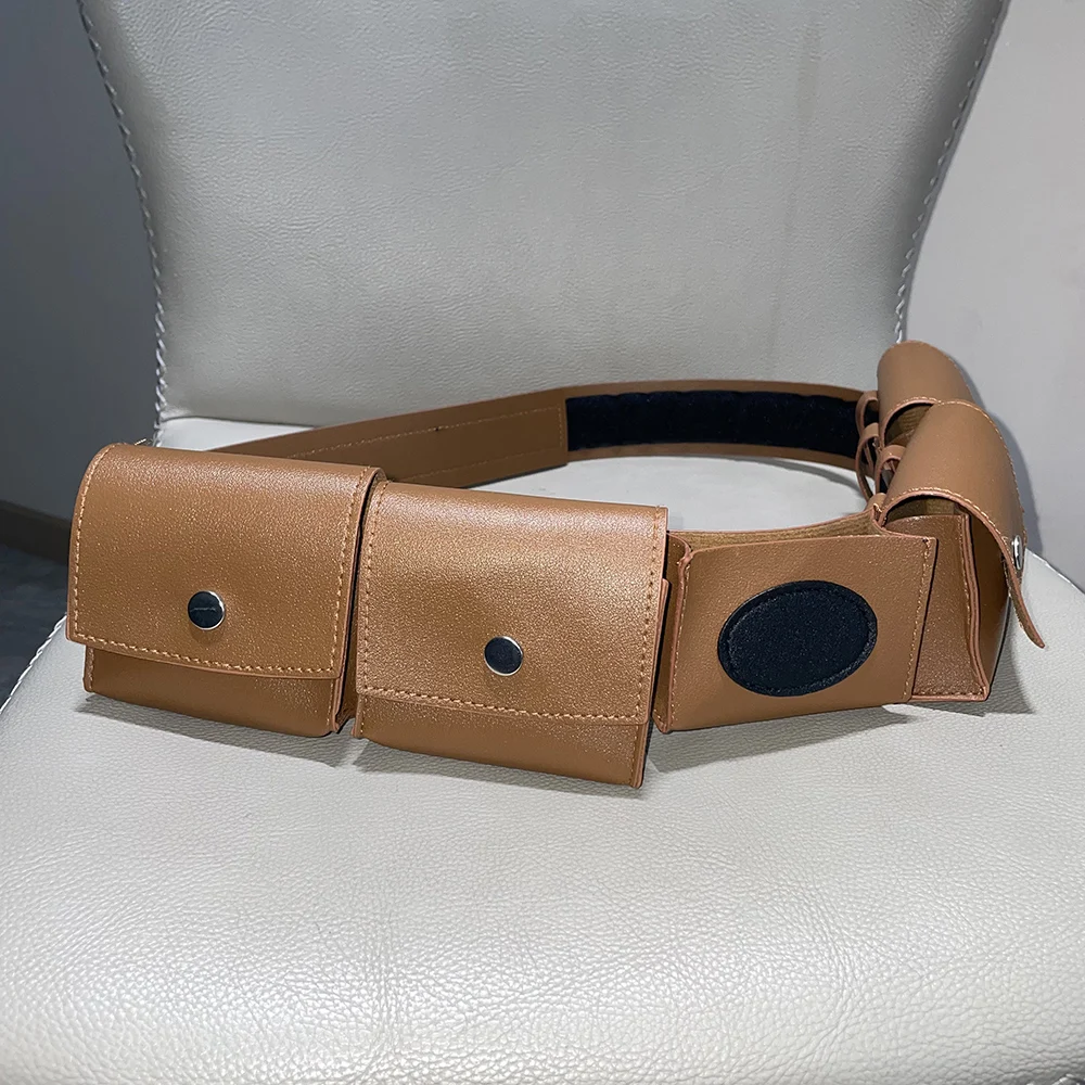 Mittelalterliche Steampunk-Bandolier-Tasche für Nerf-Kampfmunition, Brusttasche für Patronen, Ninja-Krieger-Kostüm, LARP-Zubehör, Dart-Tasche – Detail 1