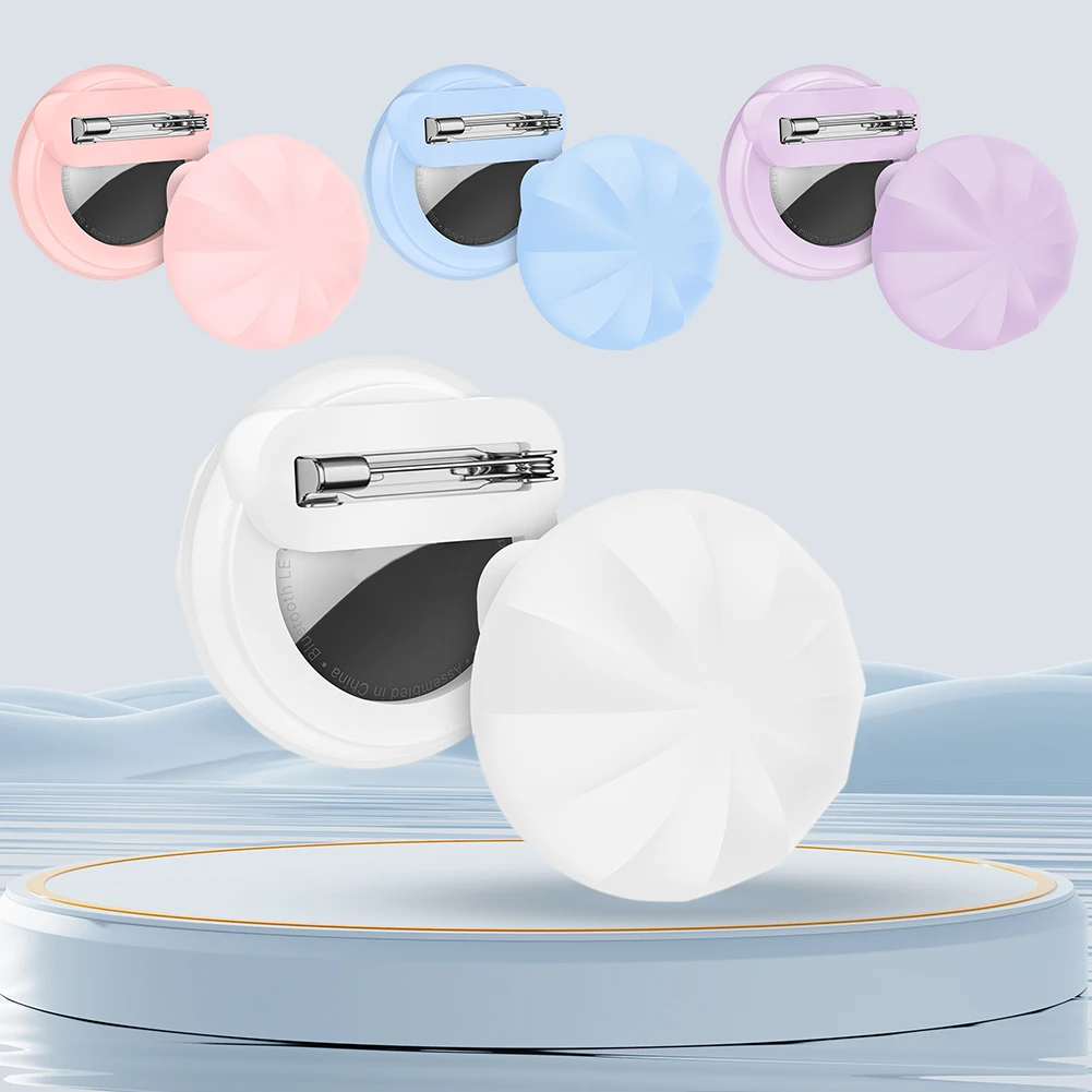 لحامل العلامات الهوائية مع دبوس أمان حافظة تعقب GPS مخفية غطاء حماية من السيليكون للأطفال المسنين والحيوانات الأليفة على ظهره الأمتعة