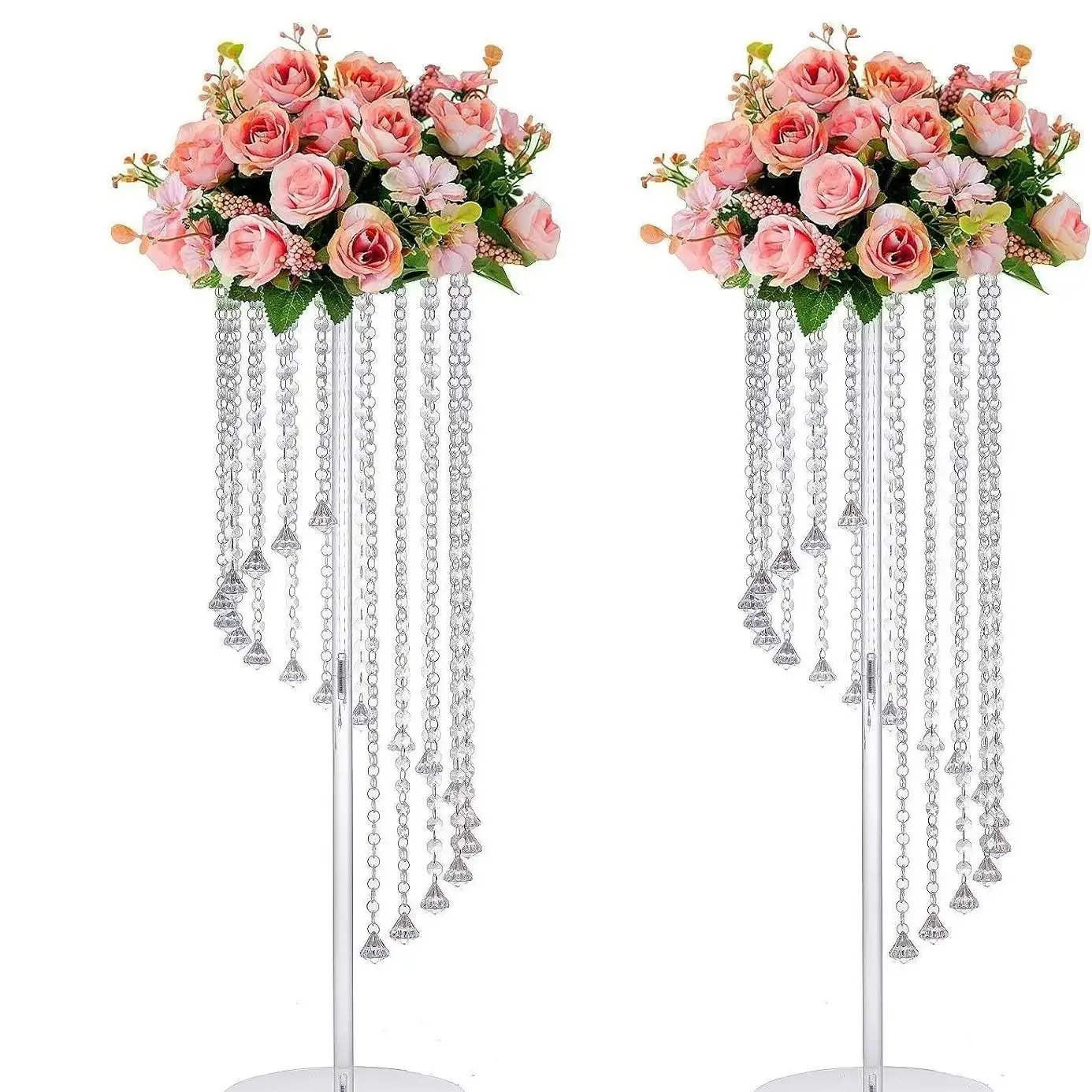 

10 Pcs Wedding Centerpieces Acrylic Vase Stands for Crystal Centerpiece Table Decorations Party Weddings Tables Decoration