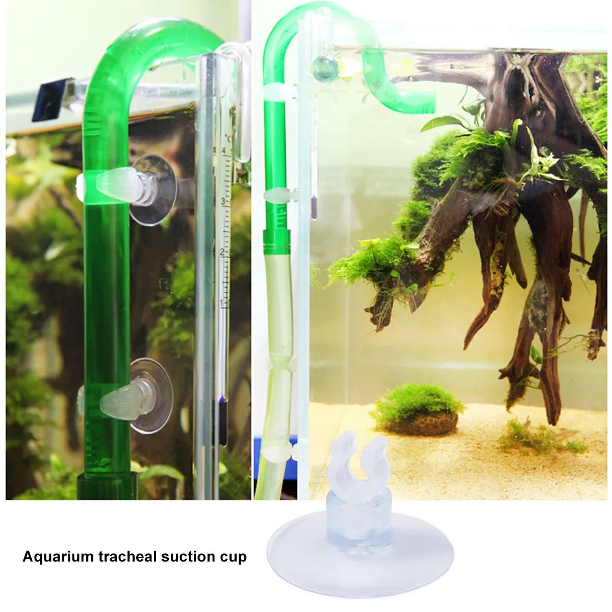 

20Pcs 4mm Aquarium Suction Cups Airline Tube Holders Clips Fish Tank Pump Tube Fixing Plastic Durable Clip Accessories