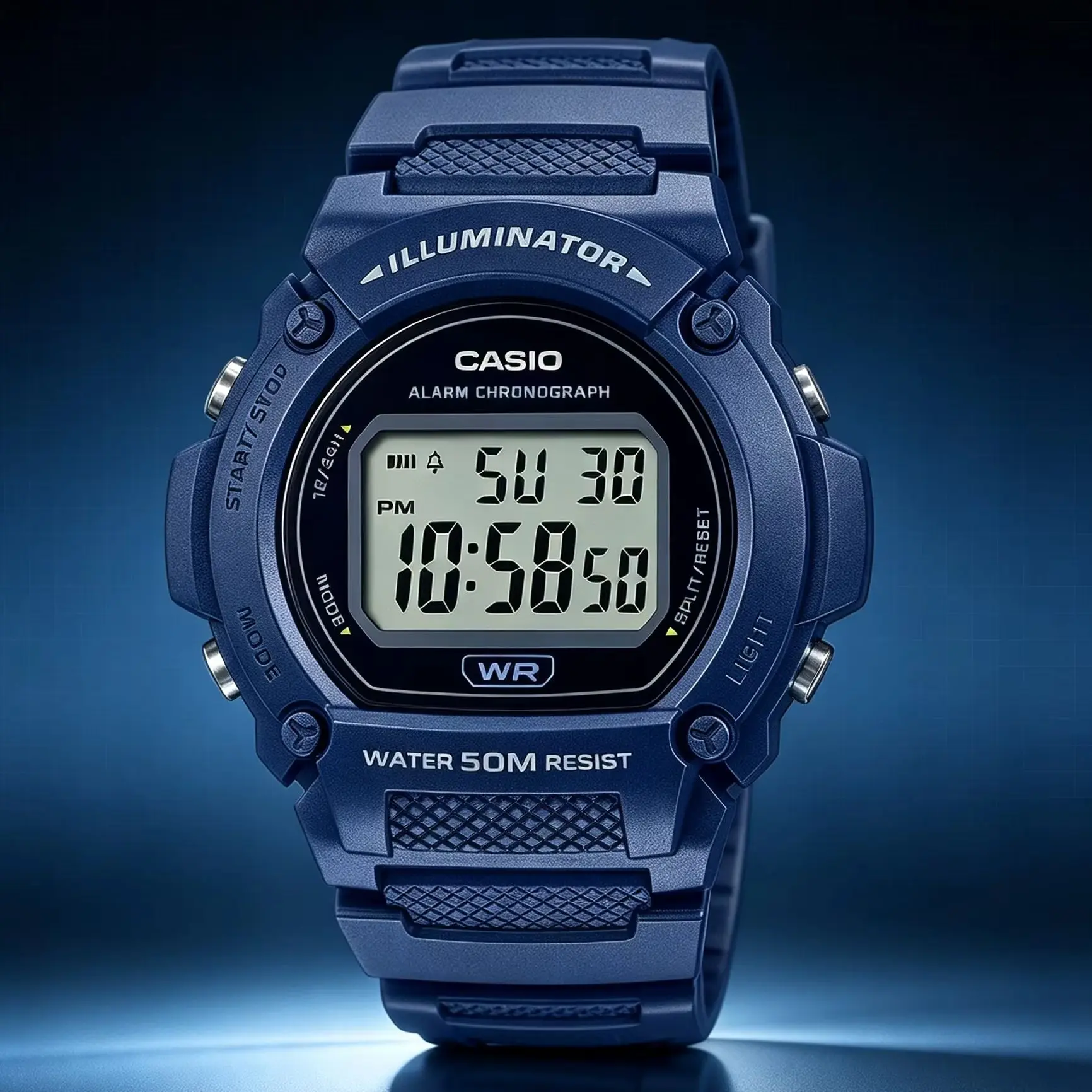 カシオ-w-219h-シリーズ--デジタルスポーツウォッチ--50メートル防水--ledバックライト--ストップウォッチ--毎日のアラーム