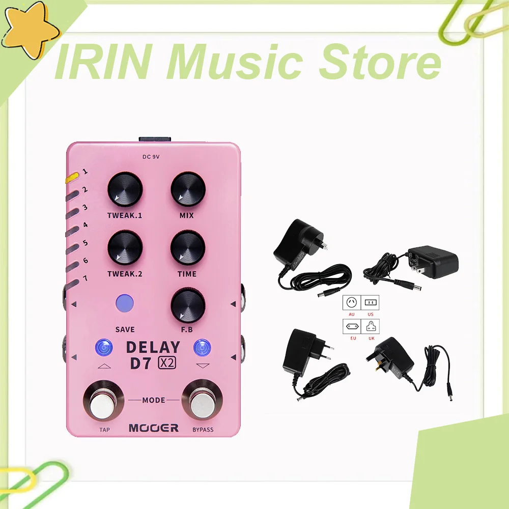 Mooer D7 X2 Delay G…