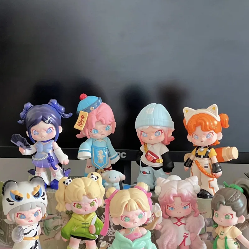 

Статуэтки и украшения в китайском стиле, серия без табуо, слепая коробка, модные игрушки пятого поколения, слепая сумка, игрушечные столешницы.