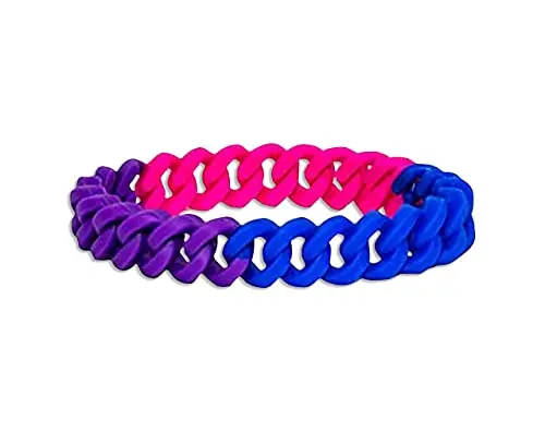Popular Woven Silicone Bracelet Red Blue Purple Woven Bracelet Three Layer Color Separation Silicone Bracelet for Women Men