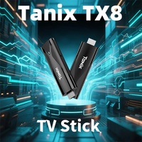 Tanix TX8 TV Dongle Android10 Allwinner H313 BT Smart TV Stick Channels Mini 2GB 16GB 2.4G Wifi 4K HD Media Player Set Top Box