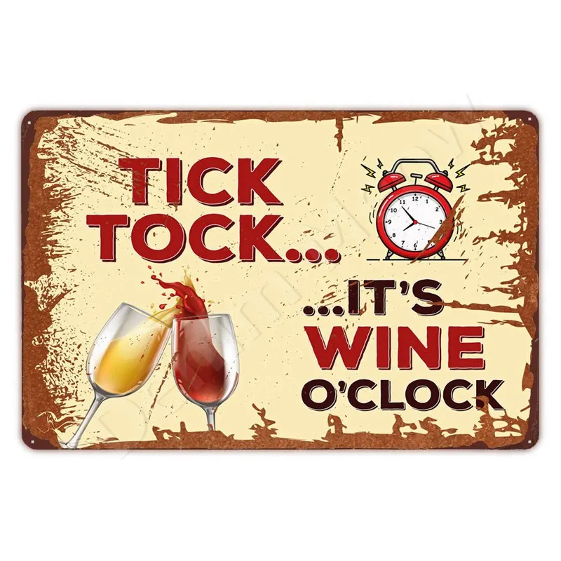 ERLOOD Cartello Metallico Retro Pubblicitario 20x30 Cm 'It's Beer Thirty' - Decorazione Da Bar E Pub
