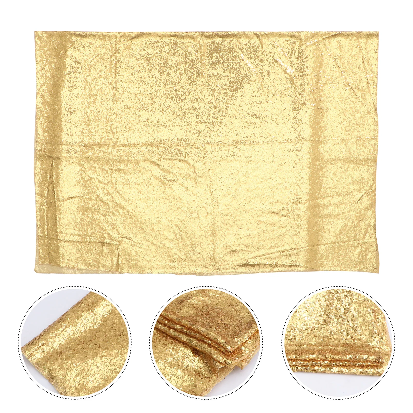

Wedding Birthday Party Sequin Golden Fabric Backdrop Curtain Shimmer Wall Graduation Baby Shower Decoration Fireplace