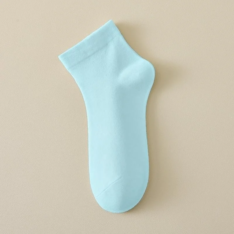 Women 100% Cotton Thin No Show Insoles Breathable Low Cut Foot Pads Spring Summer Autumn Maternity Daily Wear