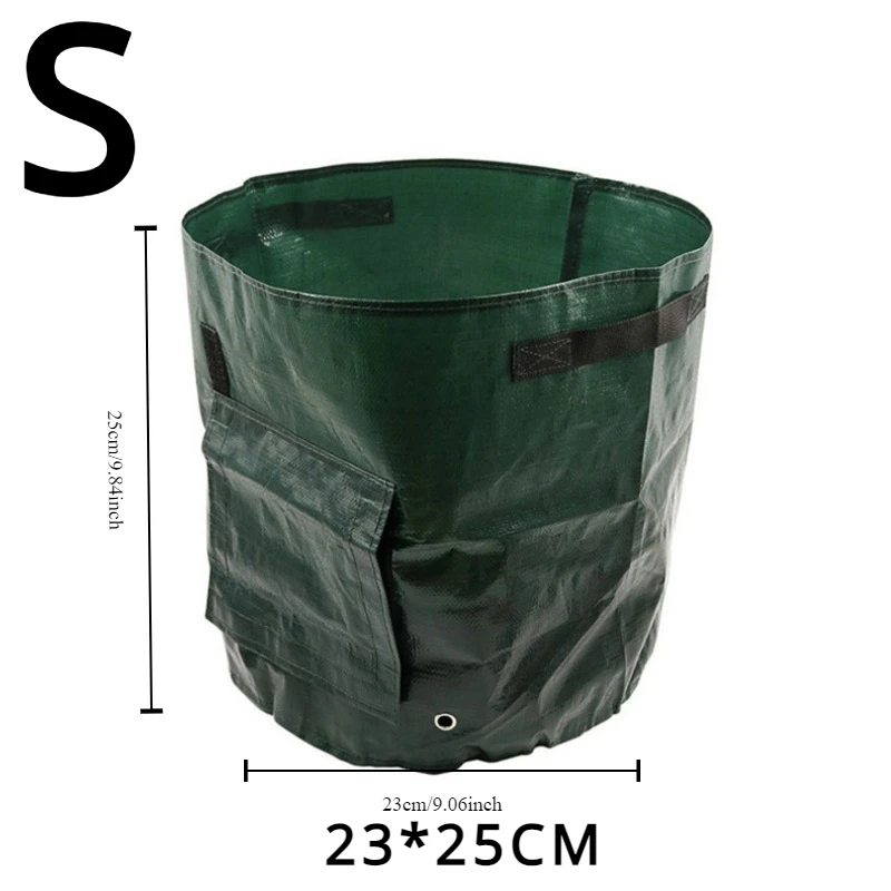 DIY 정원 식물 재배 가방, PE 야채 재배 가방, 감자 당근 재배, 야외 정원 화분, S, M, L