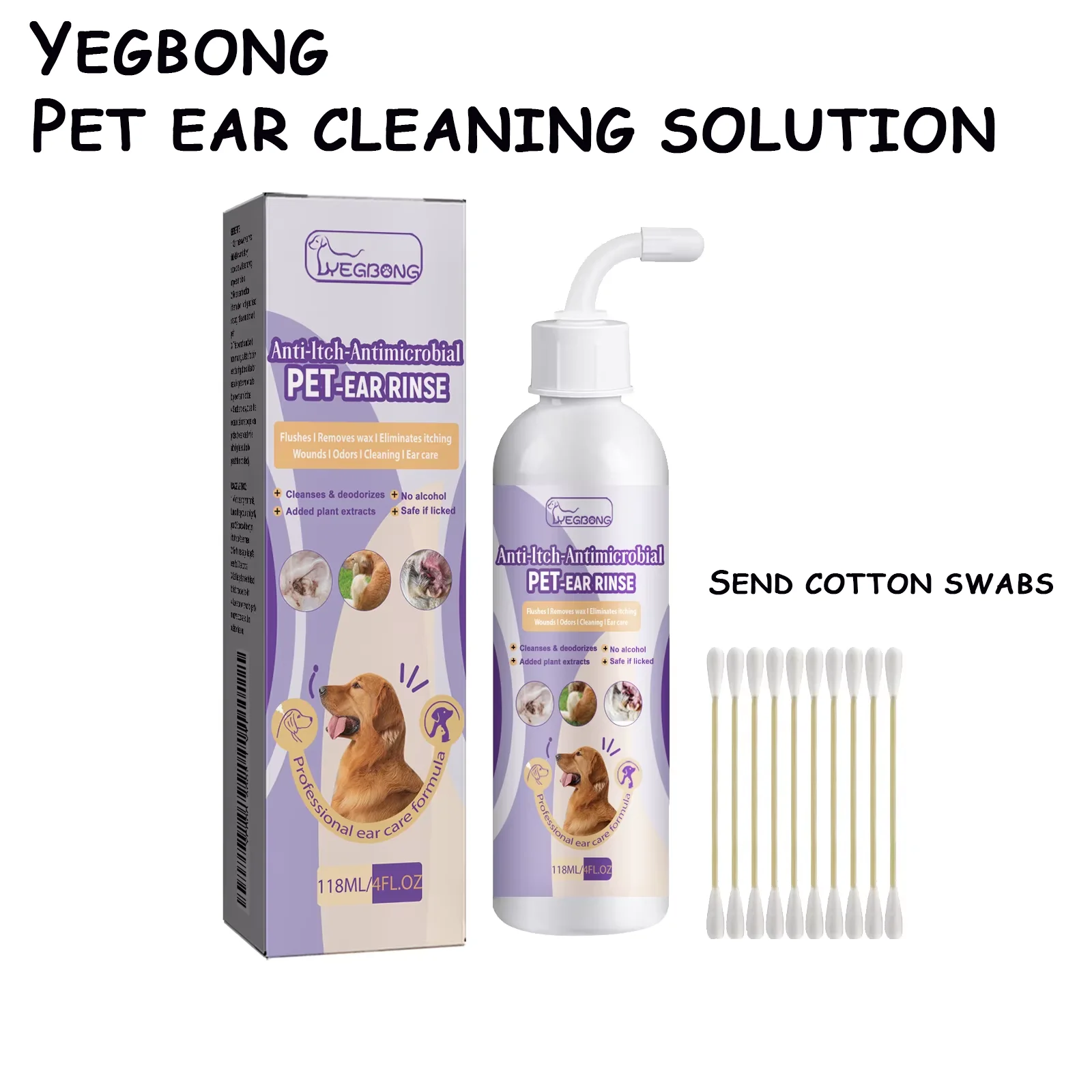 Yegbong-Płyn do czyszczenia us – Pet Ear Cleaner recenzja i cena