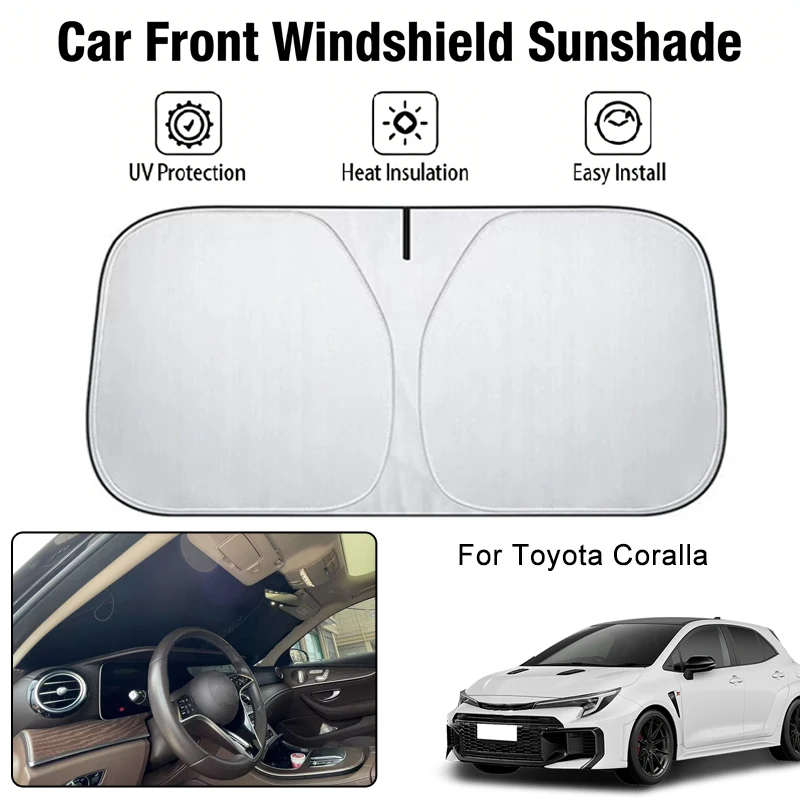 

Car Front Windshield Sunshade Cover For Toyota Coralla UV Block Heat Insulation Auto Interior Sun Protection Accessories