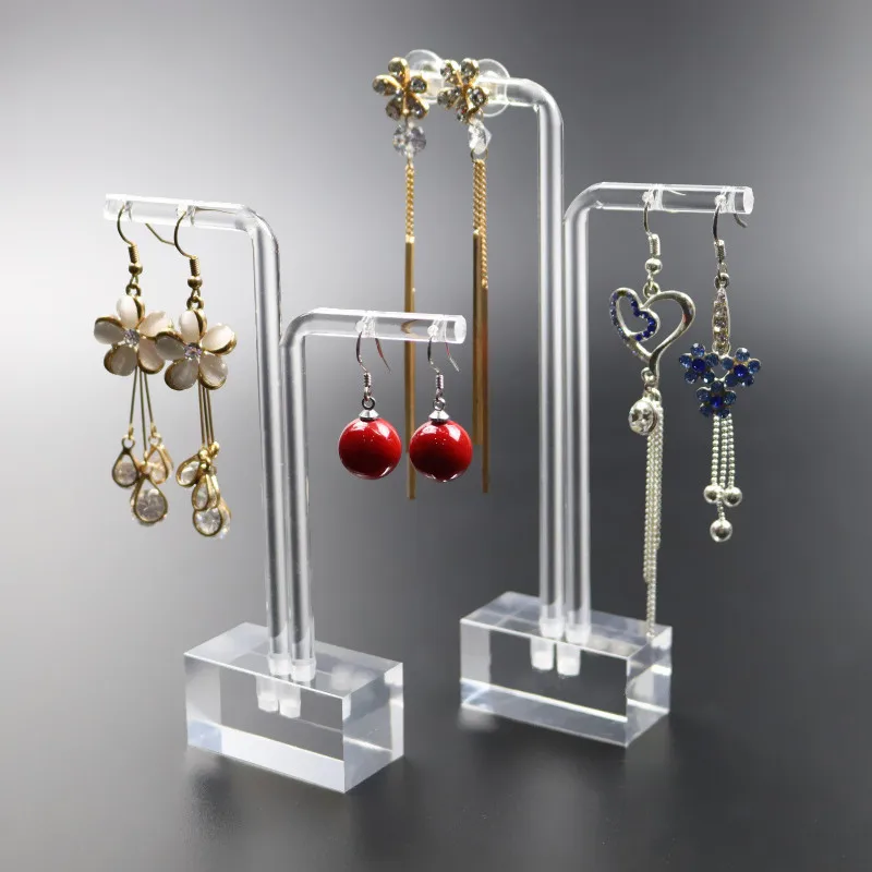 Clear Acrylic Hanging Earring Display Stand Jewelry Showing Case Earring Organizer Earring Holder Jewellery Stands