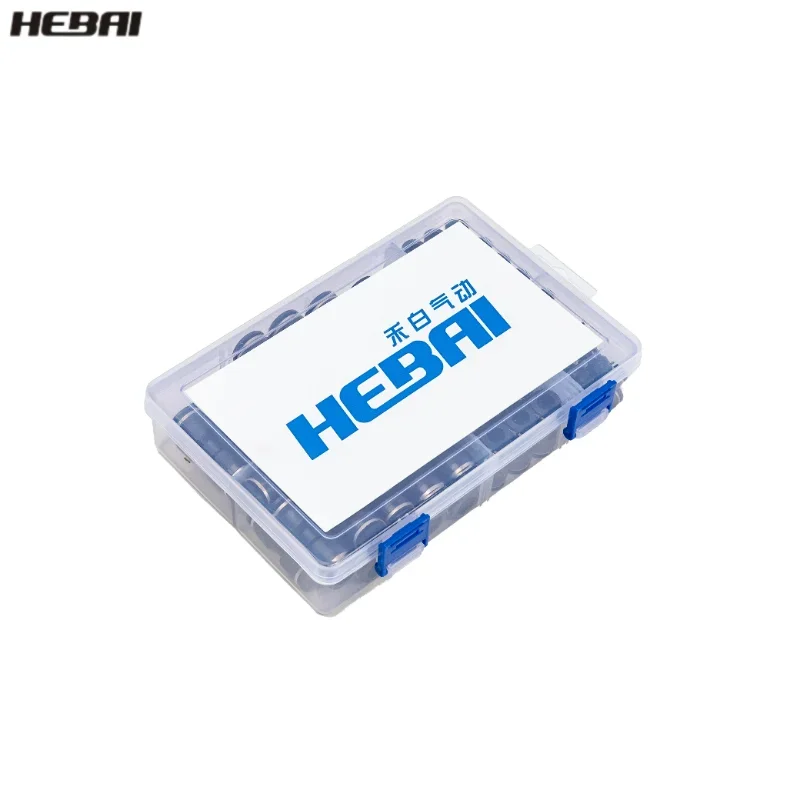 

HEBAI 60PCS/Box Set Air Straight Pneumatic Fittings PU Quick Release Connector PU-4-6-8-10-12mm Plastic Hose Couplings