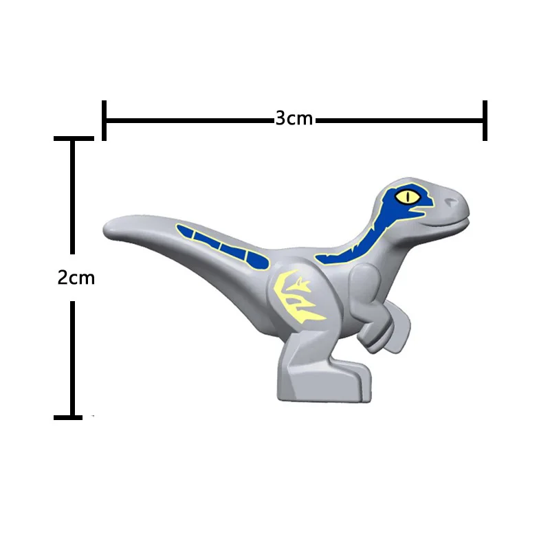 Baby Dinosaur World Chase Tyrannosaurus Rex Triceratops Stegosaurus Park Action Figure Prehistoric Monsters Building Blocks Toy - view 5