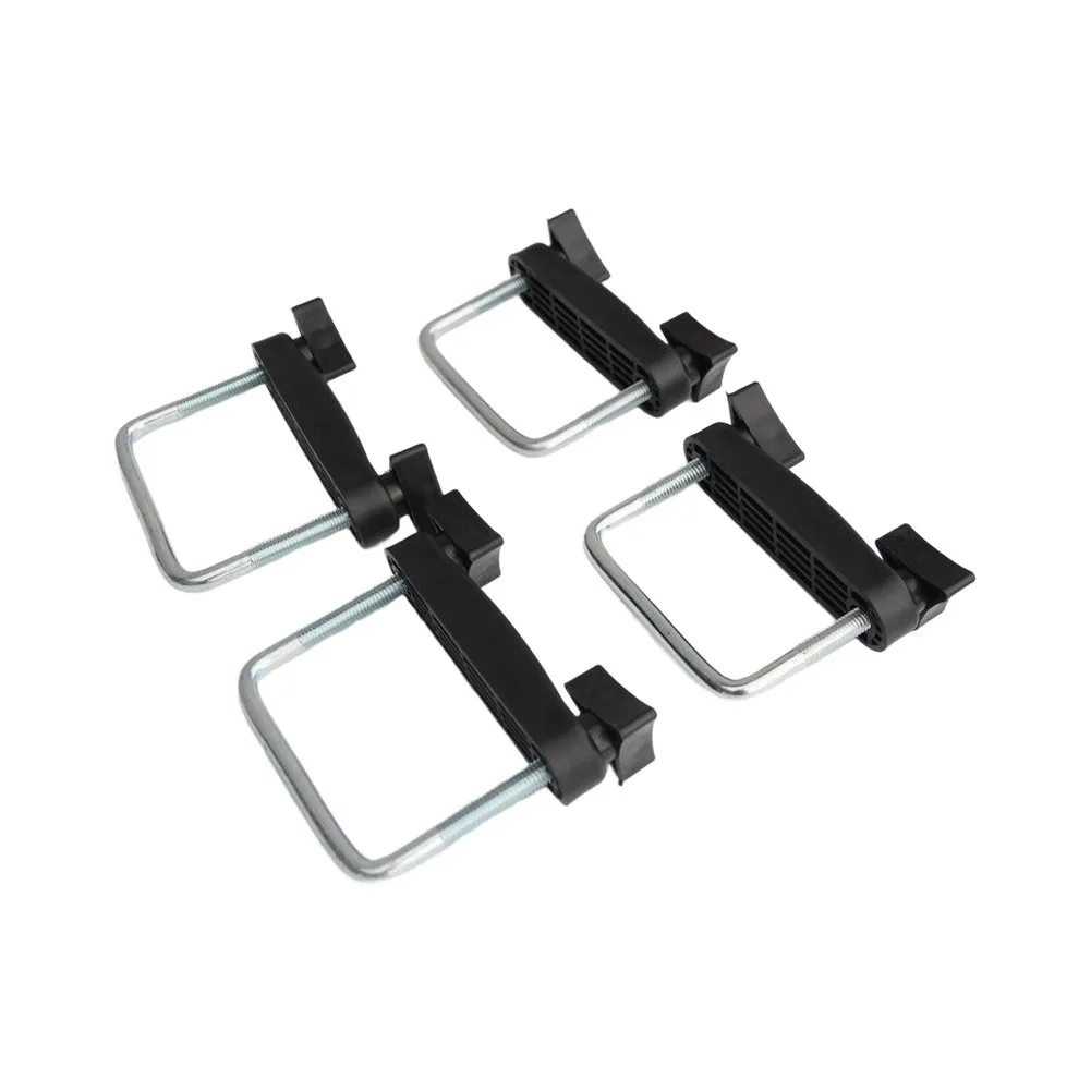 Tool-free Roof Rack Car Roof Mount Rack For Road Travel 6cm U Bolt Roof Rack Clamps Abs Plastic And Metal Quick Installation