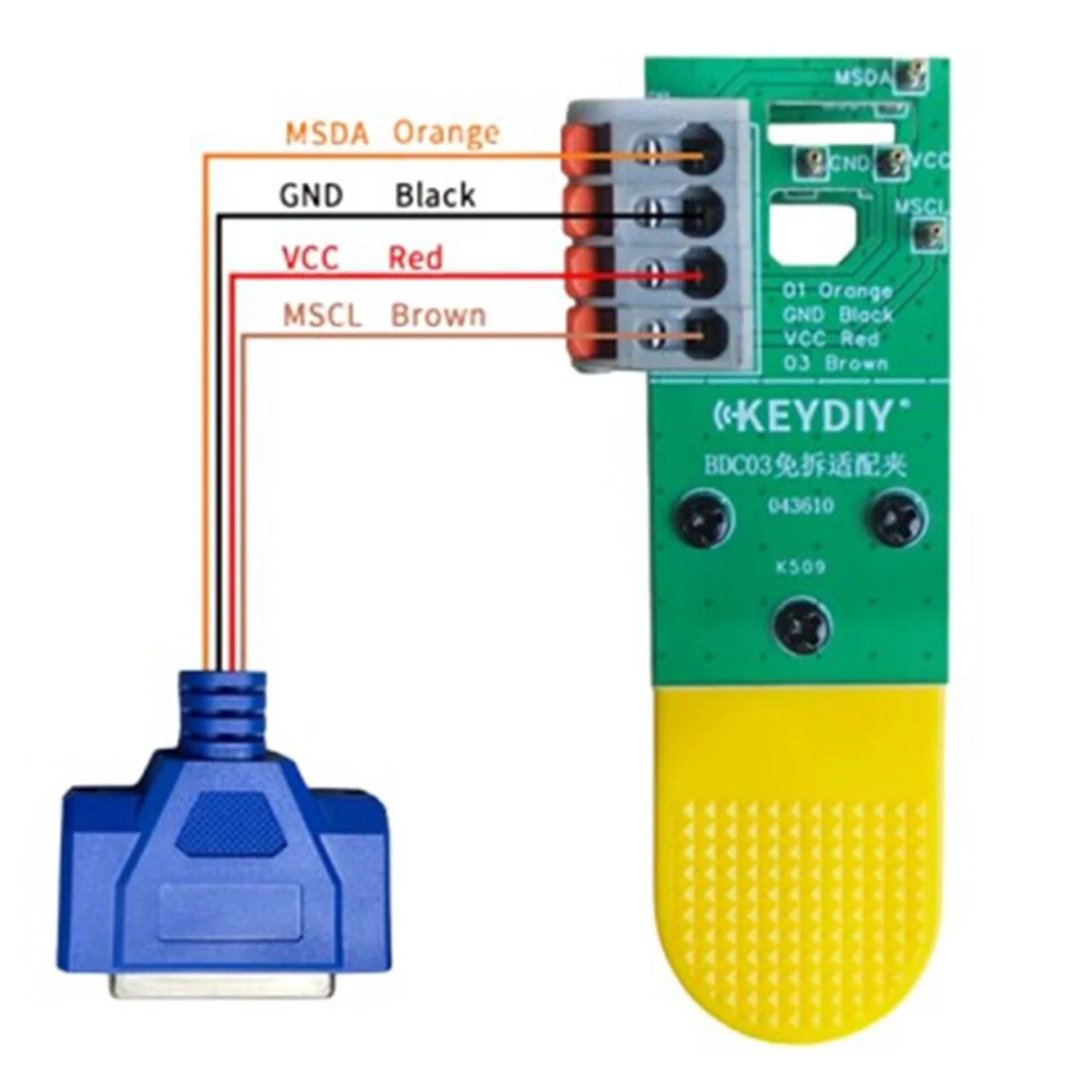 KEYDIY BDC03 Klip Khusus Tanpa Pembongkaran, Bekerja dengan KD-X4