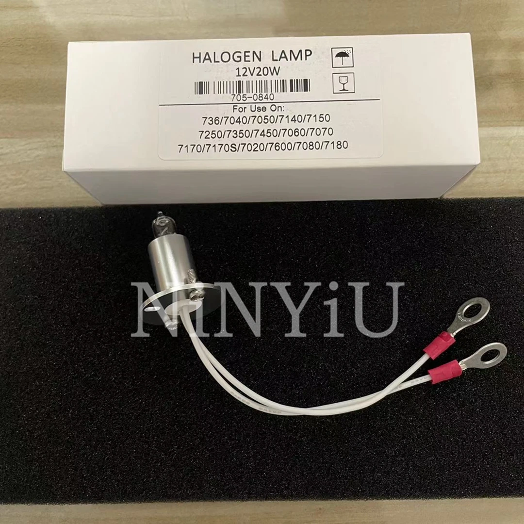 PN 705-0840 12V20W Halogen Lamp For Hitachi 7060 7080 7160 7180 7050 7040 7020 7350 Biochemical Analyzer