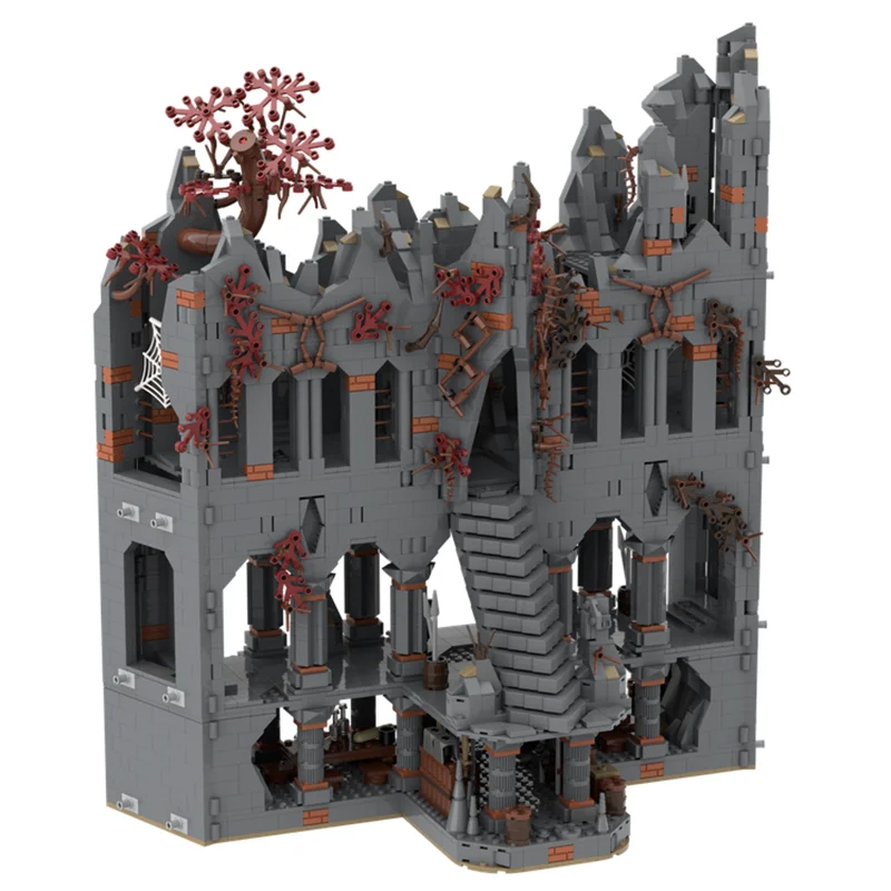 マジックリングモデル Moc ビルディングレンガ ダークウィッチクラフトの丘 4/8テクノロジーモジュラーブロック クリスマス DIY おもちゃ ホリデーギフト