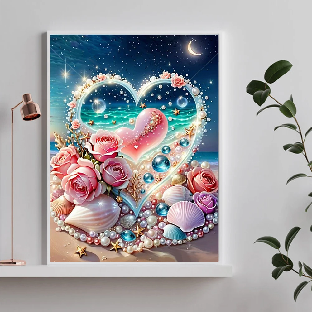 

Набор для алмазной вышивки 5D DIY, круглые стразы, цветочный мотив, декор для дома, 30x40 см