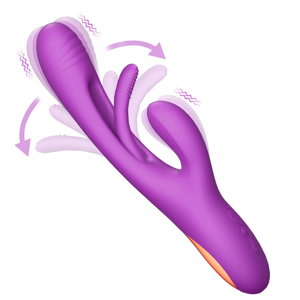 Klappender Klopf-Vibrator für Frauen, G-Punkt- und Klitorisstimulator, vibrierender Nippel- und Vaginalmassager, Sexspielzeug für Frauen, Erotikartikel_voghion.com