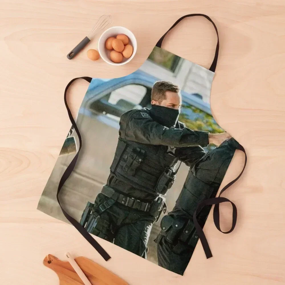 

Chicago P.D. Apron Kitchen Man Hairdressing custom women's kitchen Costume Waiter Apron