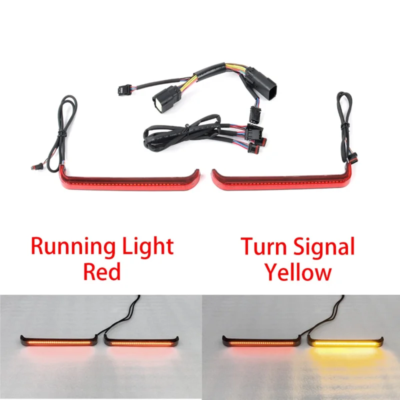 

Светодиодные задние фонари Tracer для седельной сумки для Harley CVO Street Glide Road Glide/ST 2023-2025, указатель поворота тормоза