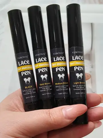 Lasting Lace Tint Precision Pen Wig Lace Dyeing Stick 5ml Wearing Wigs dye pen lace corrective lace net dye pen for lace dyeing