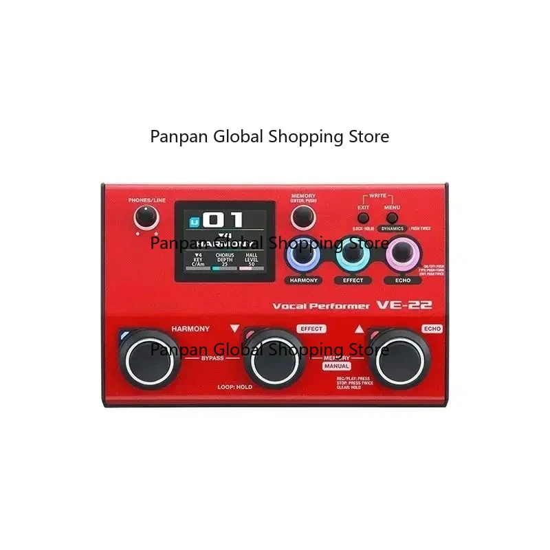

VE-22 Vocal Effects and Looper Pedal Multi-Effect Vocal Processor