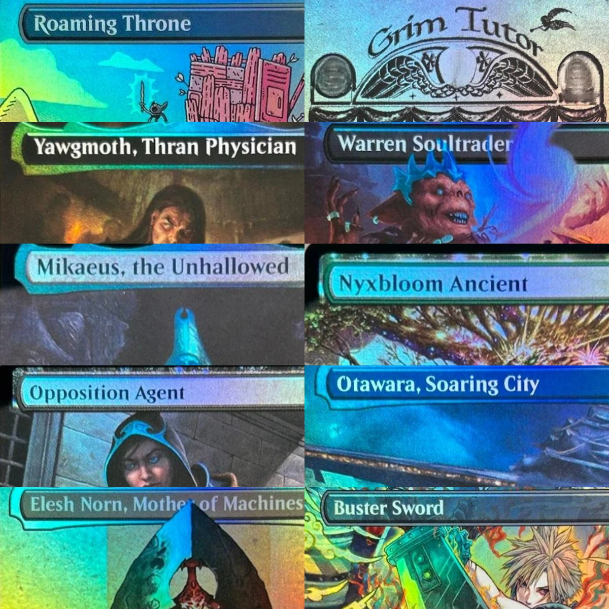 Карты TCG Proxy высокого качества LK47 Foil Buster Sword Dark Ritual Opposition Agent Warren Soultrader Wasteland (Black-Core)
