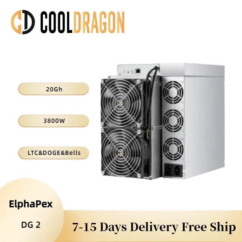 Elphapex DG2 20G 3420W Litcoin Dogecoin Bells Miner