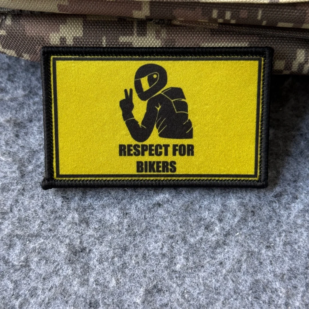 Reapertar para motociclistas moral tático remendo militar impresso gancho & loop remendos para roupas mochila do exército adesivo aplique personalizado