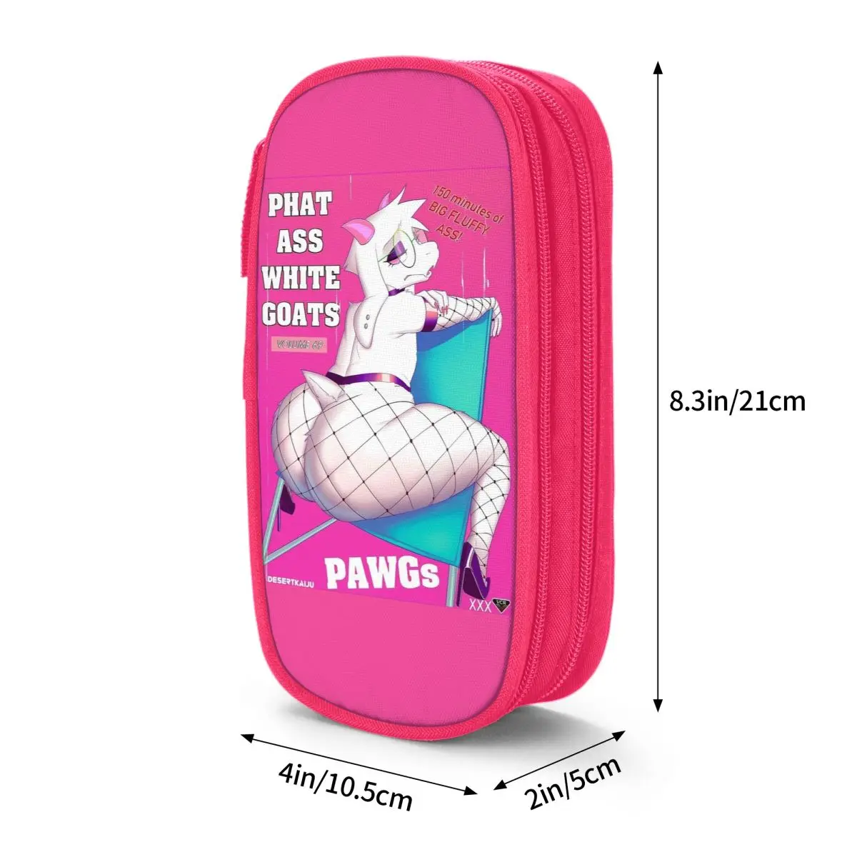 Deltarune RALSEI PAWGS VHS مقلمة صندوق أقلام لطيف أكياس أقلام رصاص للطلاب سعة كبيرة اللوازم المدرسية مقلمة مستحضرات التجميل #6