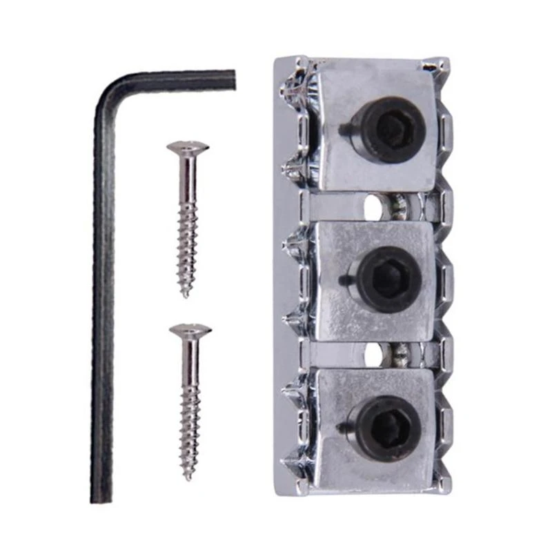 Metal Guitar String Locking Nut 42mm for Electric Guitar Replacement Parts