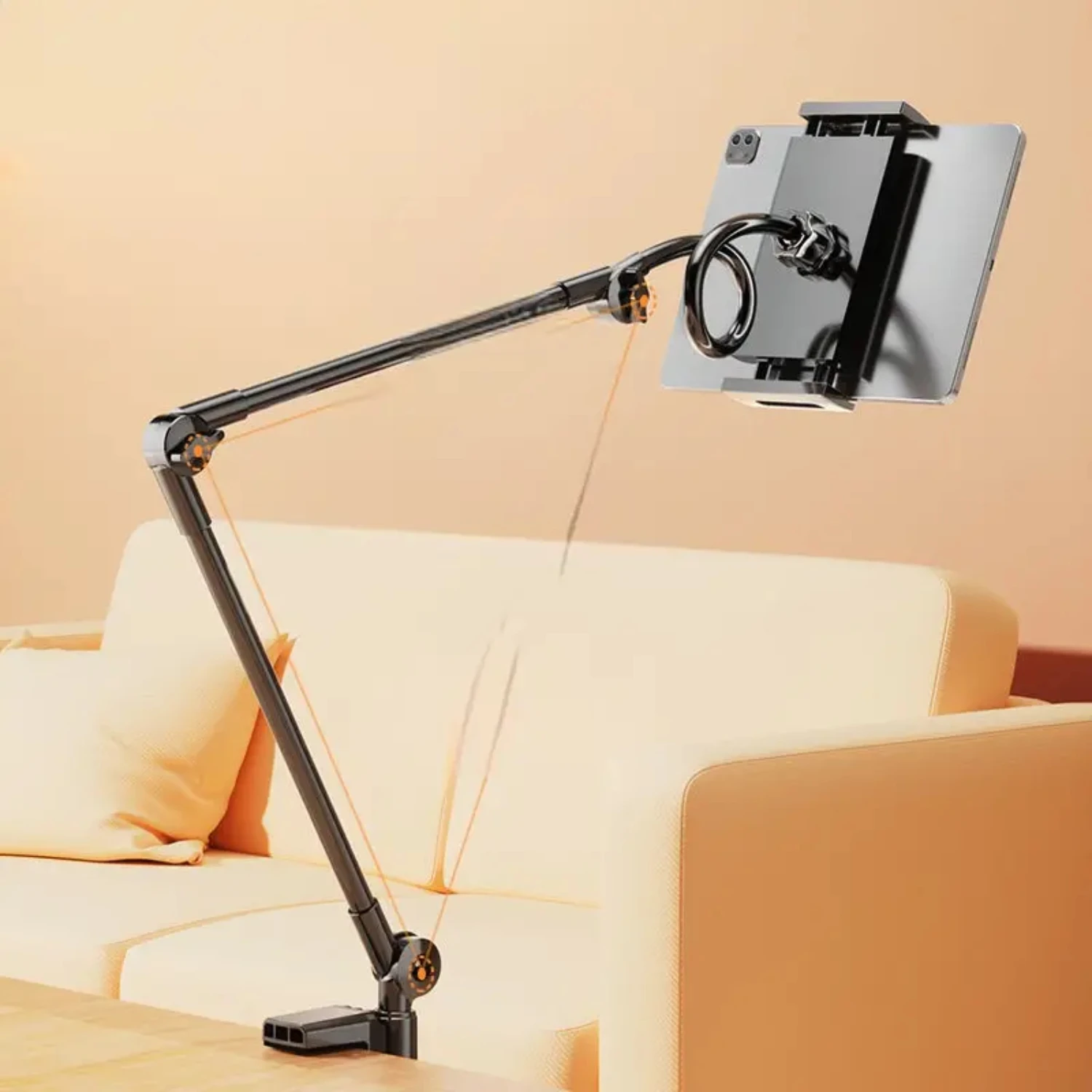 Supporto versatile e comodo per tablet e telefono cellulare per uso desktop e comodino, supporto portatile e compatto per una facile visualizzazione