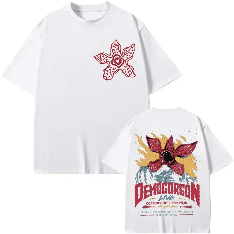 إدي مونسون ديموجورجون تي شيرت أكلة لحوم البشر زهرة الوحش الجرافيك تي شيرت الرجال النساء الملابس القوطية موضة خمر تي شيرت #2
