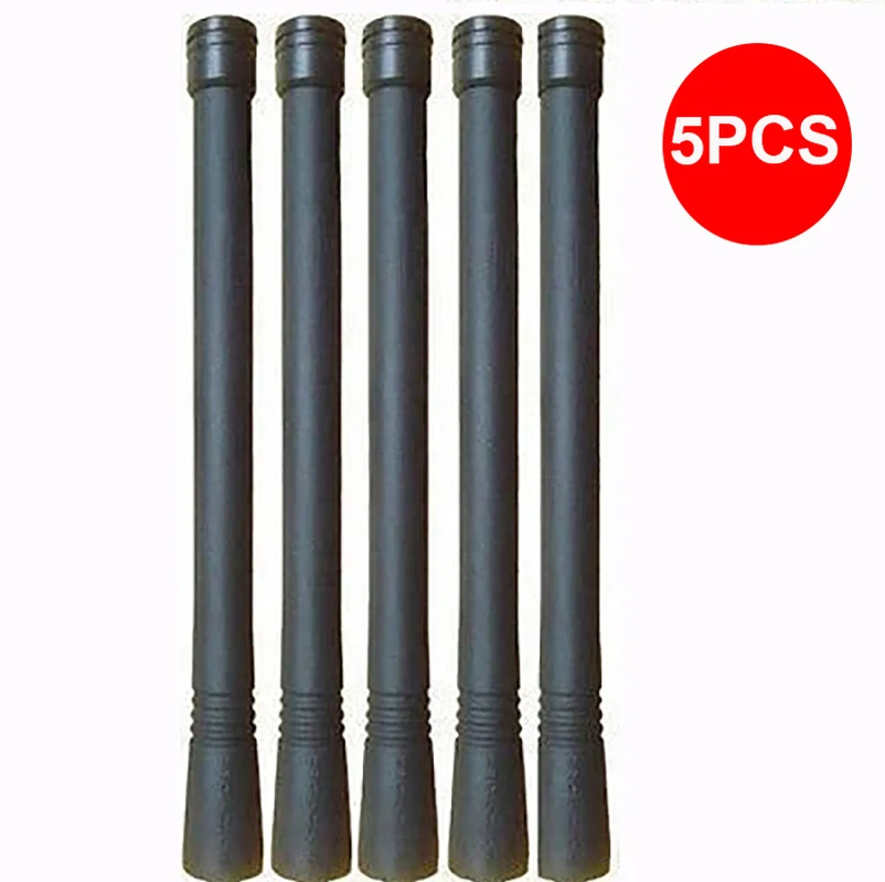 2/5/10Pcs VHF 136-174 MHz Antenna for Motorola Radios GP88 GP88S GP328 GP338 GP338 GP140 HT750 CP200 HT1250 EP450 6Inch