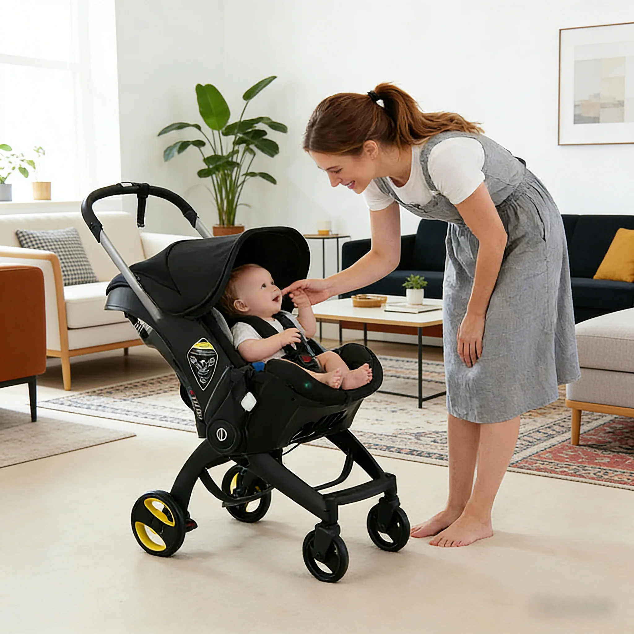 

Baby Stroller For Newborns Baby Cars Baby Accessories Multi-Functional Stroller Travel Stroller Light Baby Stroller Baby Pram