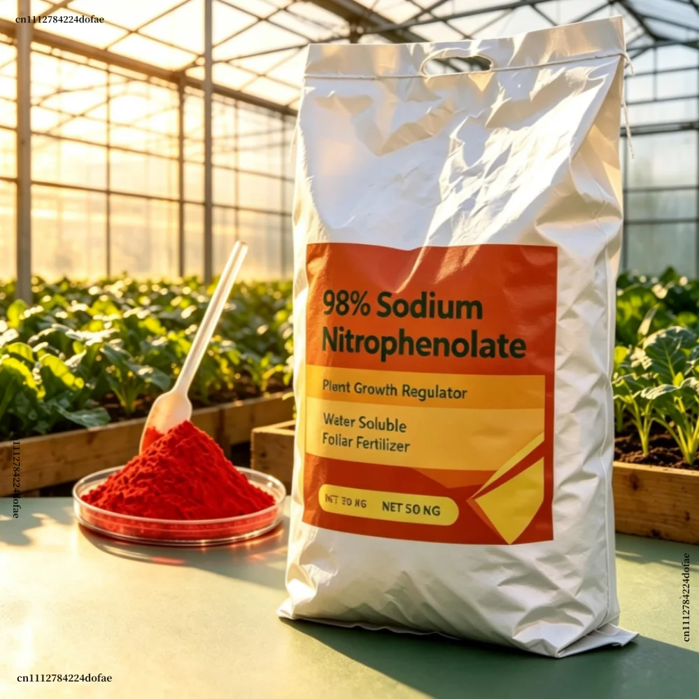 98% Sodium Nitrophenolate Plant Growth Water Soluble Foliar Fertilizer For Crop Growth