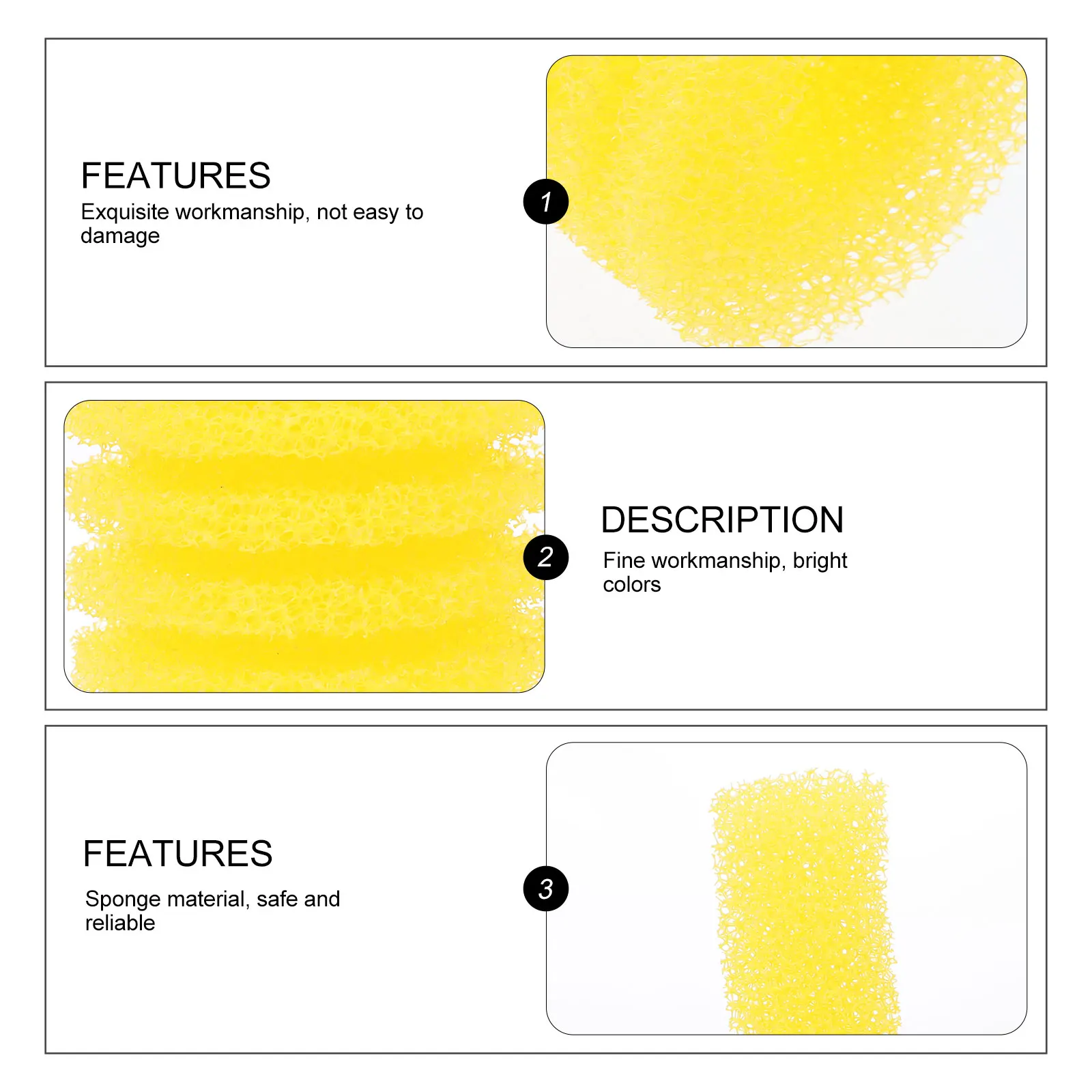

5pcs Replaceable Filter For Aquarium Fish Tank Professional Pre-Filter Sponge High Water Penetration Filtering Dirt Decomposing