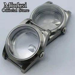 Miuksi 36mm/40mm brushed watch case sapphire glass fit NH35 NH36 NH34 ETA2824 2836 PT5000 Miyota8205 8215 DG2813 3804 movement