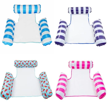 여름 워터 해먹 리클라이너, 풍선 플로팅 수영 매트리스, 수영장 파티 장난감 라운지 침대, 수영용 바다