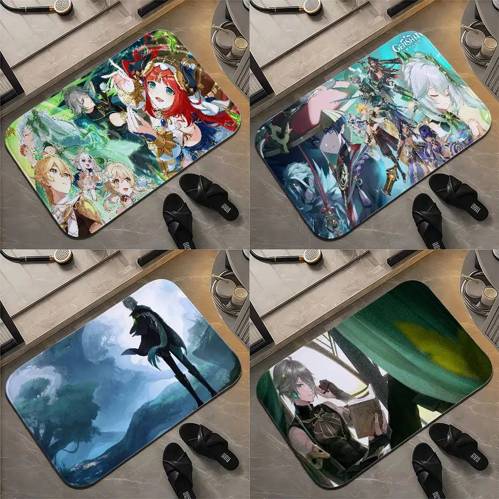 

Alhaitham Floor Mat Printed Large Carpets Room And Bedroom Carpets Bathroom Anti Slip Door MATS Small Carpets