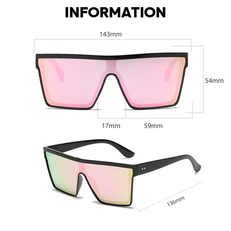 Gafas de sol cuadradas con gradiente para mujer y hombre, diseño clásico Retro a la moda, gafas de sol grandes para conducir en verano, gafas UV400