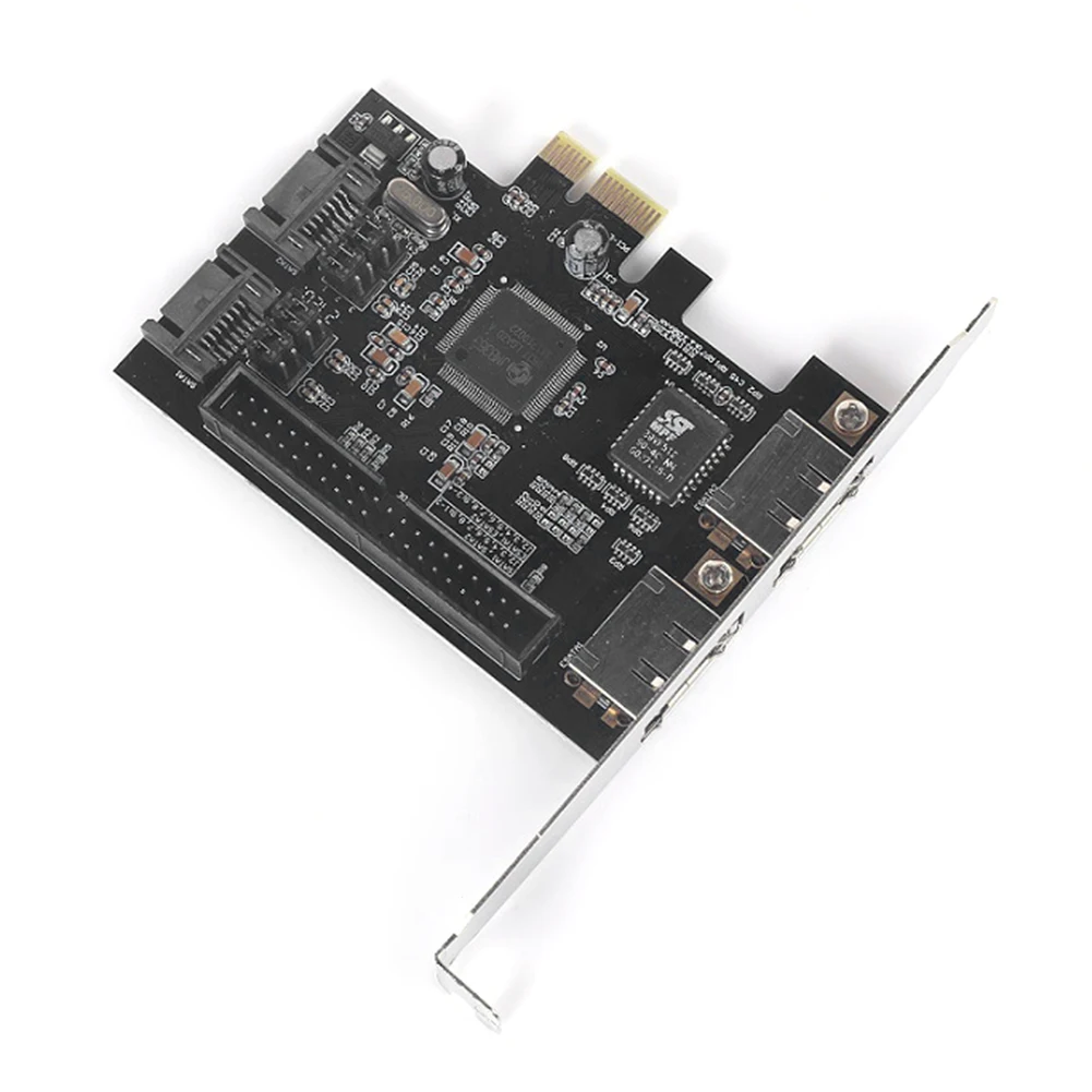 Pro-Erweiterungskarte JMB363 PCI-E PCIe auf 2 Ports SATA IDE eSATA Adapter Konverter RAID-Controllerkarten