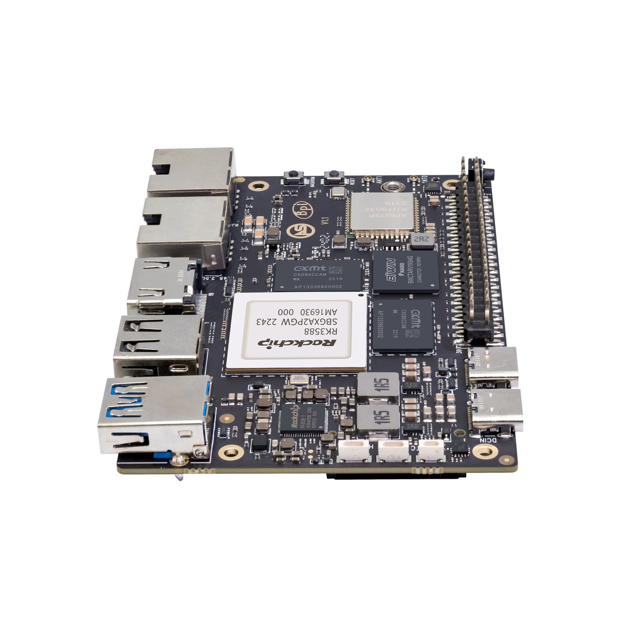 Nuovo prodotto 32GB RAM e 128GB EMMC Banana Pi BPI-M7 circuito stampato supporto sistema Android