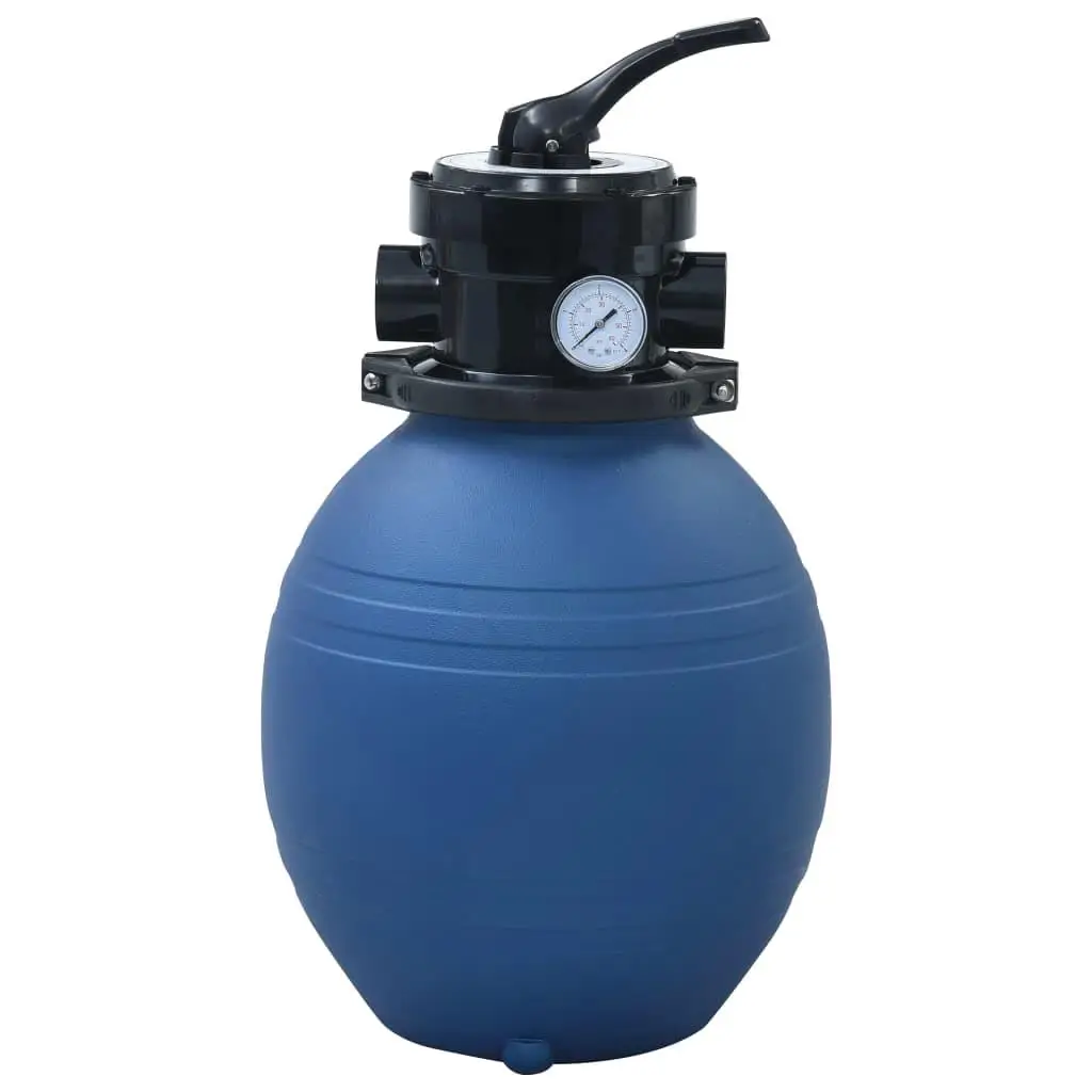 11.8'' Blue Pool Sand Filter with 4-Way for Efficient Pool Filtration