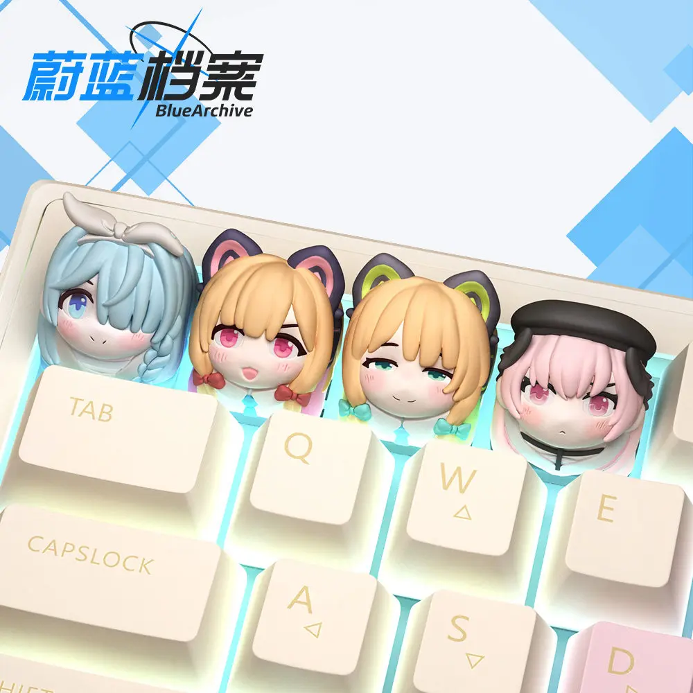 

Diy Blue Archive A.r.o.n.a Mechanical Keyboard Keycaps Cross-Axis Mechanical Keyboard Pc Personalized Keycaps Gift Toys